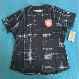 Nike Dri-FIT Netherlands KNVB Soccer Jersey DM9570-010 Women's L Pre-Match